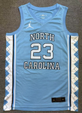 Michael Jordan #23 North Carolina Tar Heels Jordan Brand Carolina Blue Road Replica College Jersey