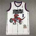 Men's Toronto Raptors Tracy McGrady 1998-99 White Hardwood Classics Swingman Jerseys