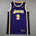 Men's Los Angeles Lakers Bronny James #9 Purple Swingman Player Jerseys - Statement Edition