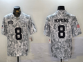 Men's Kansas City Chiefs DeAndre Hopkins #8 Arctic Camo 2024 Salute to Service Limited Jerseys
