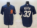 Men's Detroit Tigers Colt Keith #33 Navy Limited Player Jerseys