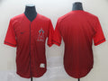 Men's Los Angeles Angels Red Replica Player Blank Jerseys