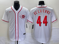 Men's Cincinnati Reds Elly De La Cruz #44 White Home Replica Jerseys