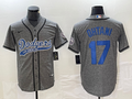 Men's Los Angeles Dodgers Shohei Ohtani #17 Gray Player Jerseys Joint Edition