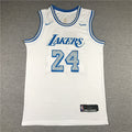 Men's Los Angeles Lakers Kobe Bryant White 2020/21 Swingman Jerseys City Edition