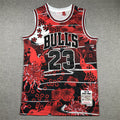 Men's Chicago Bulls Michael Jordan #23 Year of Rabbit Edition Hardwood Classics Swingman Jerseys