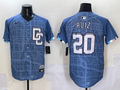 Men's Washington Nationals Keibert Ruiz #20 Blue 2025 City Connect Limited Player Jerseys