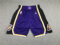 Men's Los Angeles Lakers Purple Hardwood Classics Basketball Shorts1