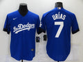 Men's Los Angeles Dodgers Julio Urias #7 Blue Game Player Jerseys