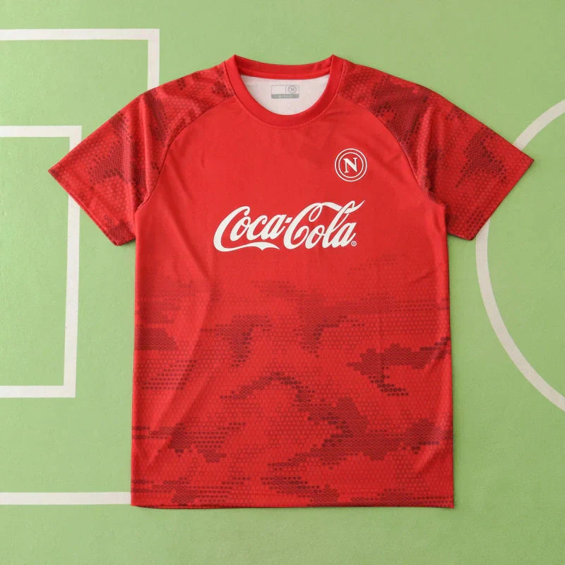 S.S.C. Napoli Concept Fan Version 2024/25 – Red Camo Football Jersey