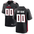 Custom1 Atlanta Falcons Black Game Jerseys