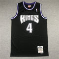 Men's Sacramento Kings Chris Webber Black Hardwood Classics Swingman Jerseys