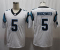 Men's Carolina Panthers Teddy Bridgewater #5 White Game Jerseys