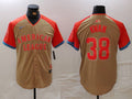 Men's American League Steven Kwan #38 Cream 2024 MLB All-Star Game Limited Player Jerseys