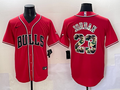Men's Chicago Bulls Michael Jordan #23 Red Alternate Player Jersey