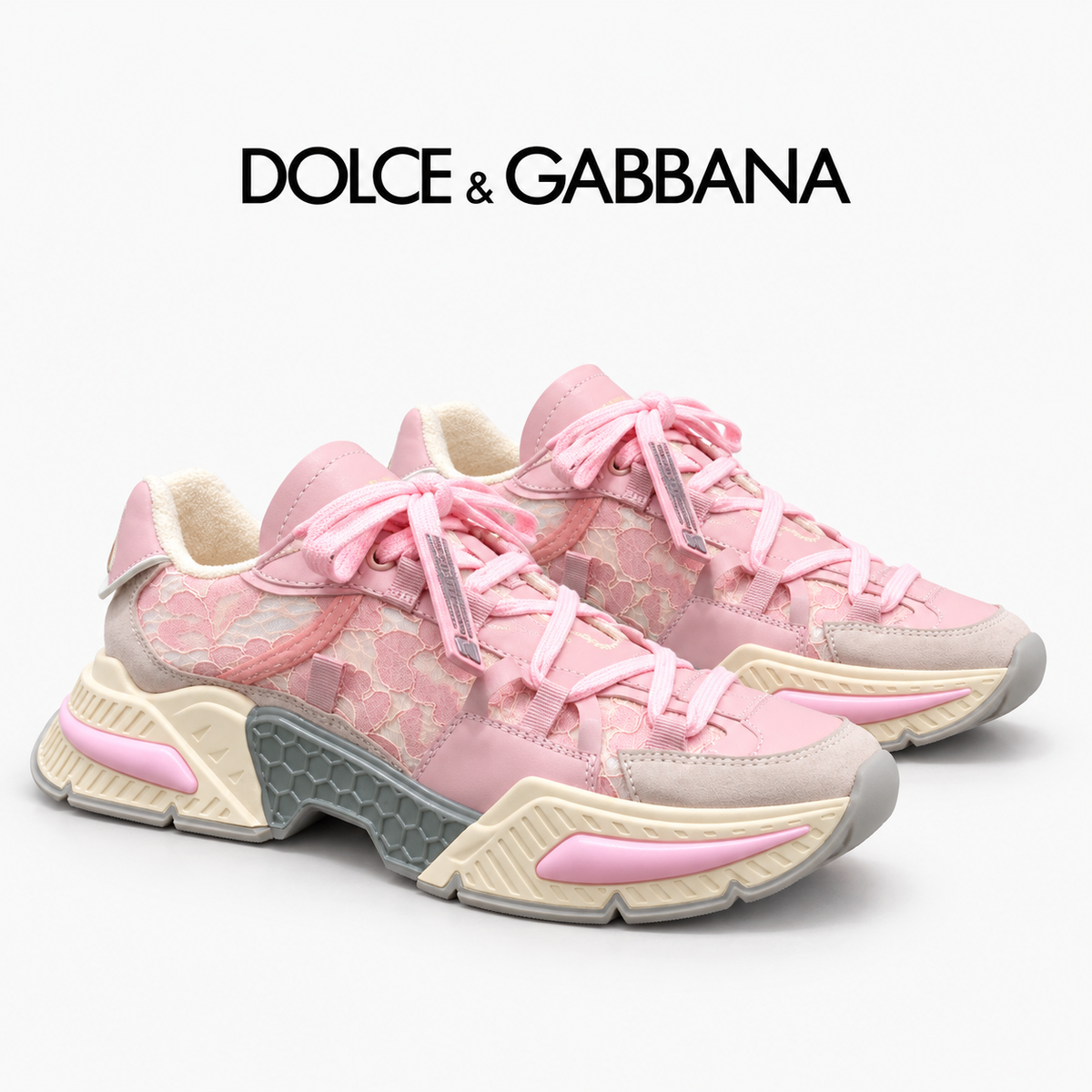 Dolce & Gabbana DG Couple's Athletic Casual Sneakers