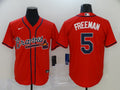 Men's Atlanta Braves Freedie Freeman #5 Red Replica Jerseys