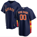 Men's Houston Astros Navy Alternate Replica Player Custom Jerseys
