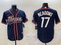 Men's Detroit Tigers Austin Meadows #17 Navy Player Jerseys
