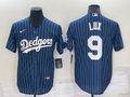Men's Los Angeles Dodgers Gavin Lux #9 Blue Replica Baseball Jerseys