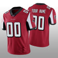 Custom1 Atlanta Falcons Red Vapor Limited 100th Season Jerseys Stitched American Football Jerseys