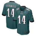 Men's Philadelphia Eagles Kenneth Gainwell #14 Midnight Green Super Bowl LVII Patch Game Jerseys