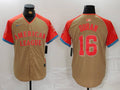 Men's American League Jarren Duran #16 Cream 2024 MLB All-Star Game Limited Player Jerseys