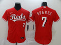 Men's Cincinnati Reds Eugenio Suarez #7 Red Replica Baseball Jerseys