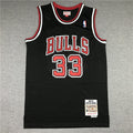 Men's Chicago Bulls Scottie Pippen 1997-98 Black Hardwood Classics Swingman Jerseys