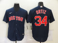 Men's Boston Red Sox David Ortiz #34 Navy Replica Baseball Jerseys