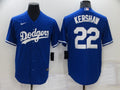 Men's Los Angeles Dodgers Clayton Kershaw #22 Blue Replica Baseball Jerseys