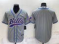 Men's Buffalo Bills Gray Blank Jerseys