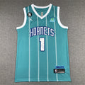 Men's Charlotte Hornets LaMelo Ball #1 Teal 2022/23 Swingman Jerseys - Icon Edition