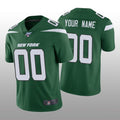 Custom1 New York Jets Green Vapor Limited 100th Season Jerseys American Stitched Jerseys Football Jerseys
