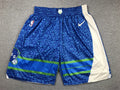 Men's Milwaukee Bucks Blue 2023/24 Swingman City Edition Shorts1