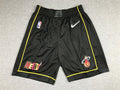Men's Miami Heat Black City Edition Basketball Shorts1