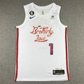 Men's Philadelphia 76ers James Harden #1 White 2022/23 Swingman Jerseys - City Edition
