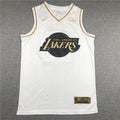 LeBron James #23 Los Angeles Lakers White 2021-22 Golden Edition Swingman Jersey – Gold Globe Logo
