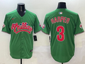 Men's Philadelphia Phillies Bryce Harper #3 Green Player Jerseys