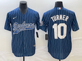 Men's Los Angeles Dodgers Justin Turner #10 Blue Player Jerseys Joint Edition