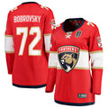 Women's Florida Panthers Sergei Bobrovsky Fanatics Red 2025 Stanley Cup Final Home Breakaway Player Jersey