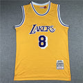 Men's Los Angeles Lakers Kobe Bryant 1996-97 Yellow Hardwood Classics Authentic Jerseys