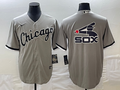 Men's Chicago White Sox Gray Replica Player Jerseys