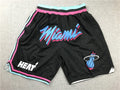 Men's Miami Heat Black Basketball Shorts1 City Edition