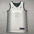 Anthony Edwards #5 Minnesota Timberwolves Wolf Gray 2022-23 City Edition Swingman Jersey – Nike Radial WOLVES