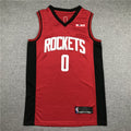 Men's Houston Rockets Russell Westbrook #0 NBA Red Swingman Jerseys