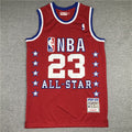 Michael Jordan #23 1989 NBA All-Star Game Mitchell & Ness Red East Hardwood Classics Authentic Jersey