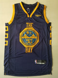 Stephen Curry #30 Golden State Warriors Navy "The Bay" Chinese New Year Octagon Badge "勇士" Chinese Characters City Edition Swingman Jersey