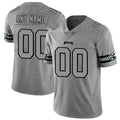 Custom1 Philadelphia Eagles 2019 Gray Gridiron Gray Vapor Untouchable Limited Jerseys Stitched American Football Jerseys