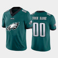 Custom1 Philadelphia Eagles Green Team Big Logo Vapor Untouchable Limited Jerseys Stitched American Football Jerseys